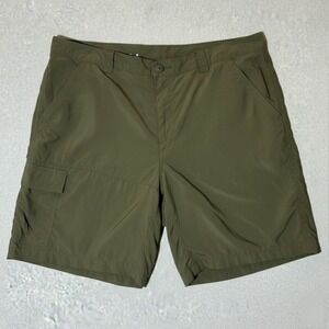 XLarge Men's Olive Green Columbia Omni-Shade Outdoor Cargo Shorts
